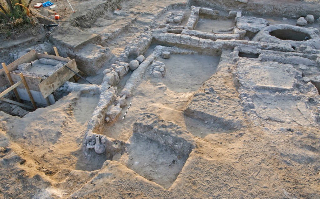 מתחם החפירות בסמוך לרמלה - צילום: אסף פרץ, באדיבות רשות העתיקות