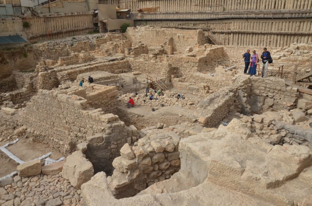 תמונות חפירת חניון גבעתי בעיר דוד. צילום: אסף פרץ
