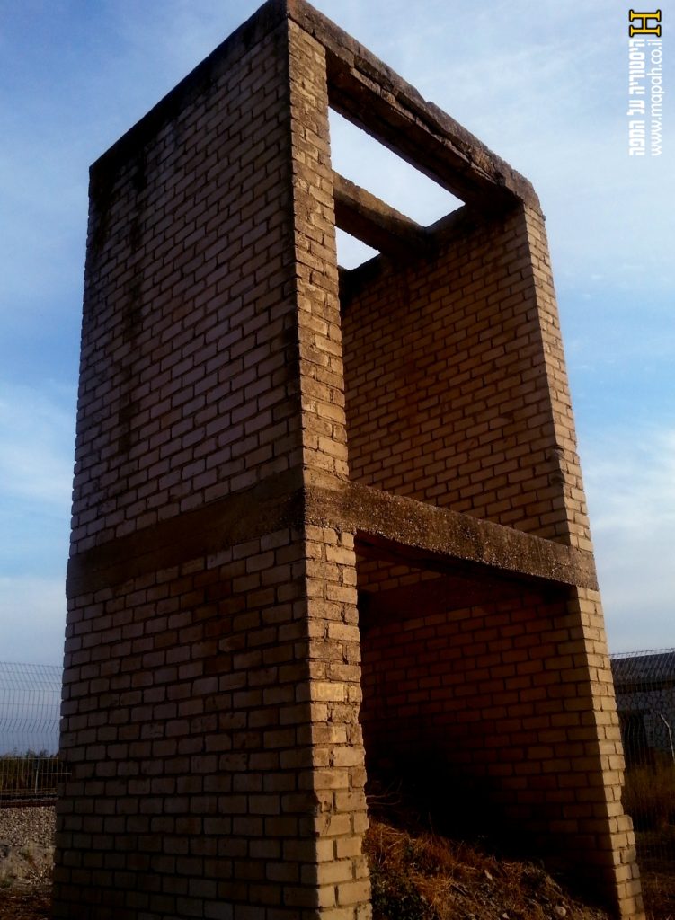 מבנה מגדל המים בתחנת הרכבת נען - צילום: אפי אליאן