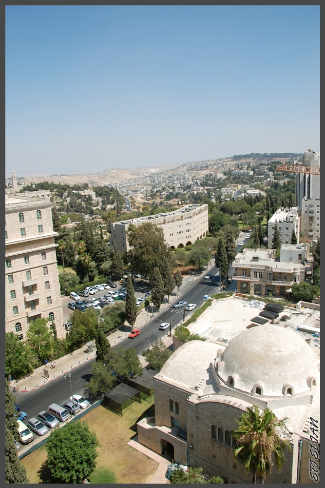 מבט לדרום העיר ירושלים ממגדל ימק"א ירושלים - צילום: אפי אליאן