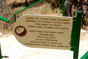 שילוט מידע אודות מערת הנטיפים - צילום: אפי אליאן