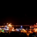 צילום לילה לעבר המרינה של נמל אשדוד - צילום: אפי אליאן