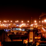 ארובות תחנת הכוח באשדוד כפי שנראות מגבעת יונה באשדוד - צילום: אפי אליאן