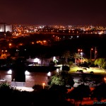 מבט לעבר מדשאות ומבני ציבור במזרח העיר אשדוד - צילום: אפי אליאן