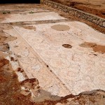 רצפת הפסיפס באשקלון מצד ממערב למזרח
