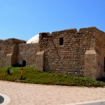 מבט מדרום לצפון לעבר מבנה קבר השיח עוואד