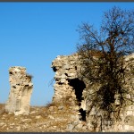 שער הכניסה ועמודי התמיכה מסגד סלמאן אל פארסי