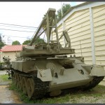 טנק שלל מתוצרת ברית המועצות במוזיאון בתי האוסף של צה"ל