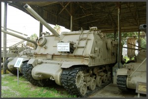 טנק בתצוגה רחבה במוזיאון בתי האוסף של צה"ל