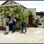 מבקרים במוזיאון הרכבת בחיפה