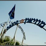 שילוט בכניסה למוזיאון הרכבת בחיפה