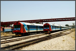 שני מערכי רכבת מודו מתוצרת ספרד בשירות רכבת ישראל