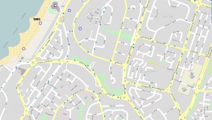 מפת הגעה לאחוזת קבר השיח עוואד בחוף הים אשקלון