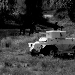 טנק קל מצרי בשחזור קרב תש"ח