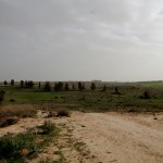 מבט אל ואדי נחאביר עליו היה בנוי קיבוץ בארי הראשון