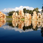 גן הסלעים והבריכה באתר זכרון לאסון המסוקים