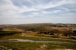 מבט לכיוון דרום מראש מבצר הרודיון