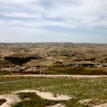 מבט למזרח מראש מבצר הרודיון