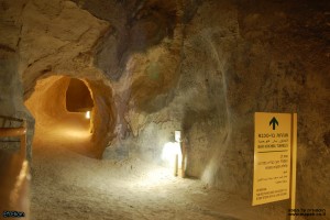 חלק ממערכת המערות הרבות במעמקי ההרודיון