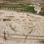 אמפי שנחשף במהלך חפירות ארכיאולוגיות מזרחית להרודיון