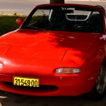 מאזדה MX5 שהגיע למפגש הרכבים ביד מרדכי