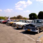 שורת המכוניות מדרום לצפון ביד מרדכי