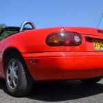 מאזדה MX5 שהגיעה למפגש הרכבים ביד מרדכי