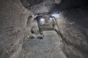 מאגר המים שנחשף בסמוך לכותל המערבי בירושלים