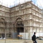 שער יפו במהלך השיפוצים לשם השימור - צילום: אבי משיח - רשות העתיקות