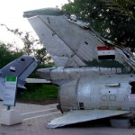 זנב מטוס מצרי שהופל במהלך מלחמות ישראל