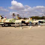 שורת מטוסי הכפיר במוזיאון חיל האויר חצרים