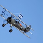 מטוס הסטירמן של מוזיאון חיל האויר חצרים במעוף