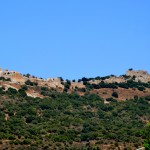 המבצר קלעת נמרוד ממבט דרומי לעבר ההר