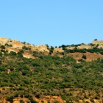 המבצר כולו על רכס ההרים הצמוד לחרמון