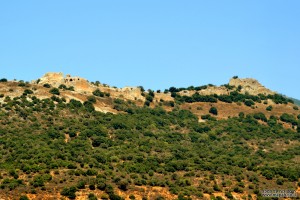 המבצר כולו על רכס ההרים הצמוד לחרמון