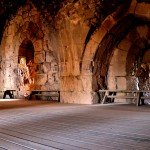 האולם מתחת למגדל השמירה המערבי