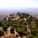 מבט לצידה הדרומי של המצודה ממגדל העוז הצפוני