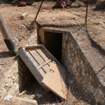 אחד מפתחי הבונקר בקיבוץ גבעת ברנר