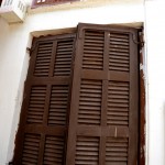 תריסיו המקוריים של בית מוזיאון מזכרת בתיה