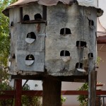 שובך היונים בחצר מוזיאון מזכרת בתיה