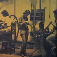 תמונה מקורית מפעילותו של מפעל התחמושת במכון איילון