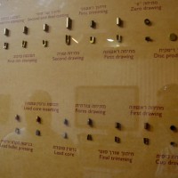 דוגמאות לכדורי רובה אשר יוצרו במפעל הנשק מכון איילון