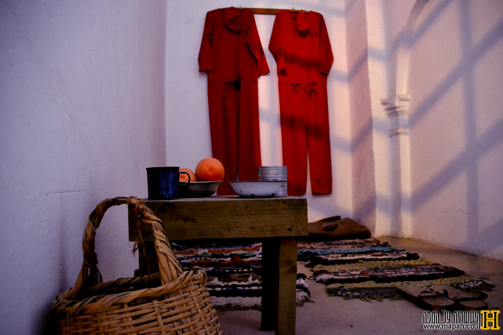 חדר הנידונים לתלייה במוזיאון אסירי המחתרות - צילום: אפי אליאן