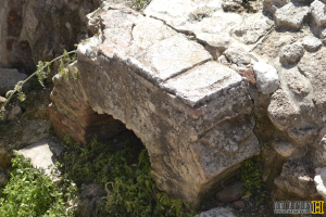 תנור החימום של בית המרחץ הרומי - צילום: אפי אליאן