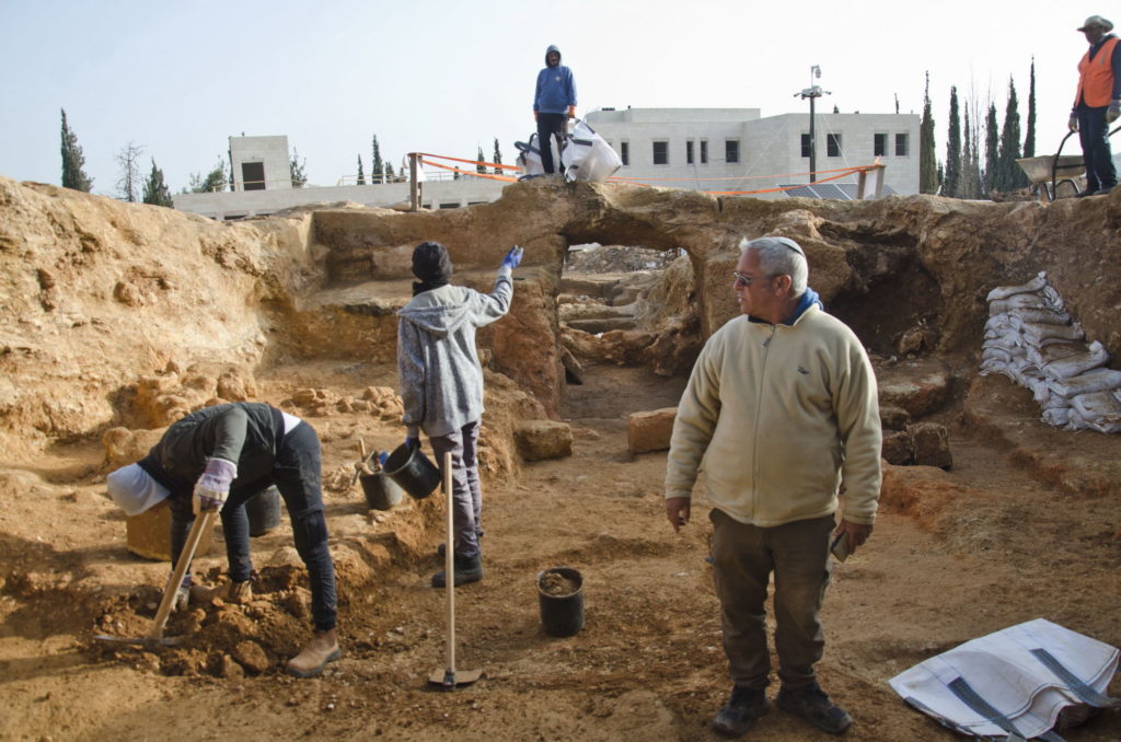 אחוזת הקבר המפוארת מתקופת בית שני. צילום: יולי שוורץ