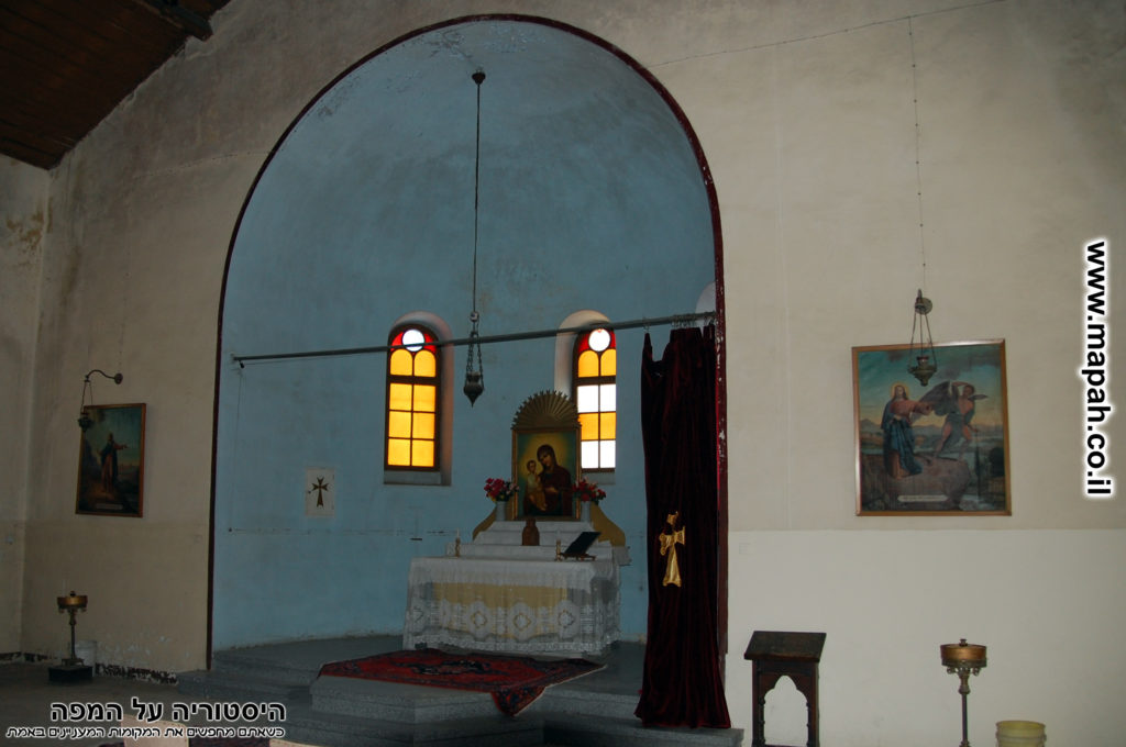 גומחת התפילה בית העם הטמפלרי - הכנסיה הארמנית - צילום: אפי אליאן