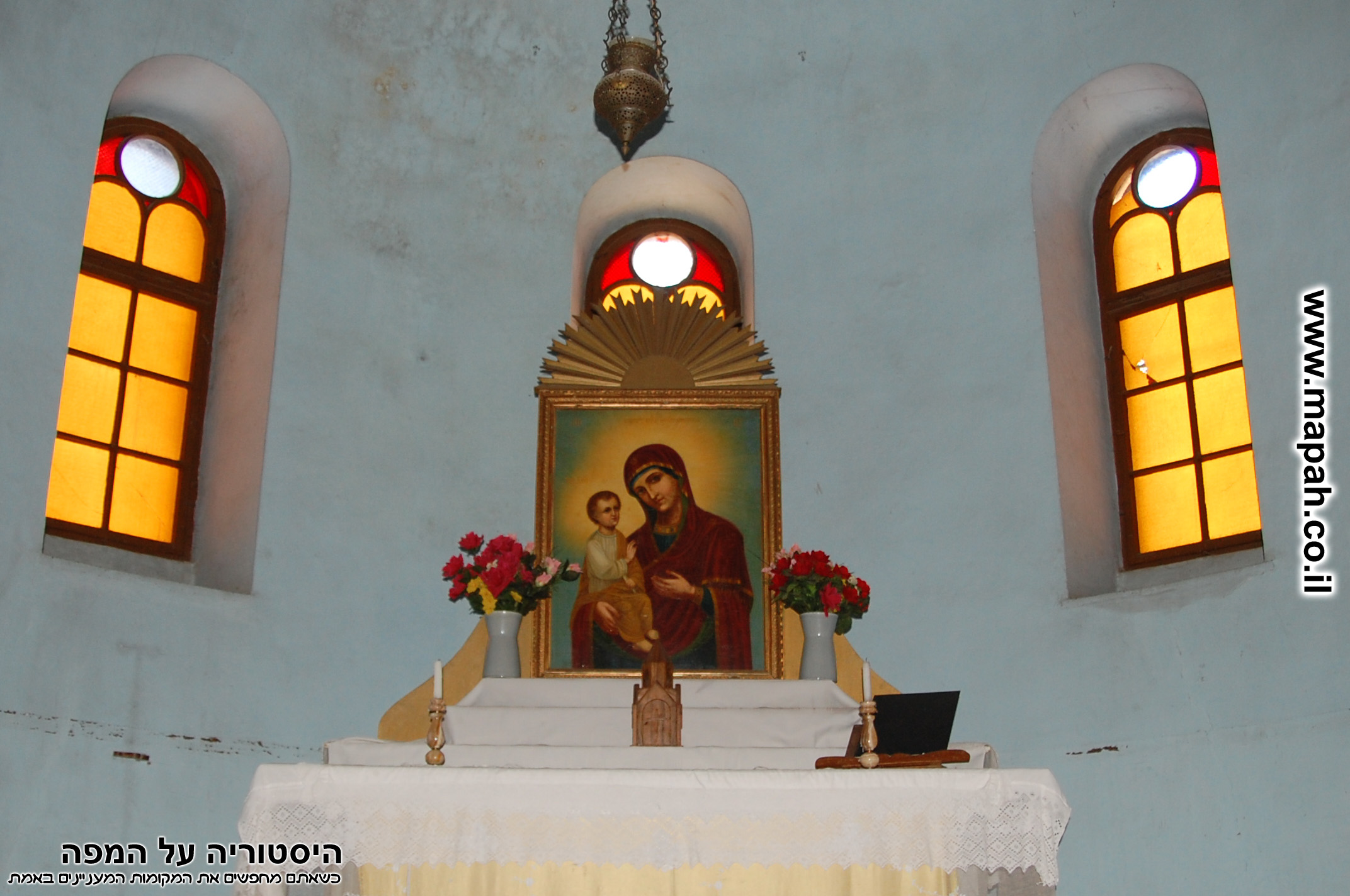 גומחת התפילה בית העם הטמפלרי - הכנסיה הארמנית - צילום: אפי אליאן