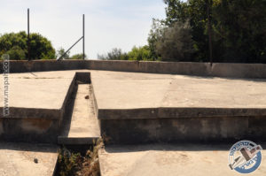 ראש התעלה המרכזית בקצה העליון של מאגר המים הר אגר - צילום: אפי אליאן