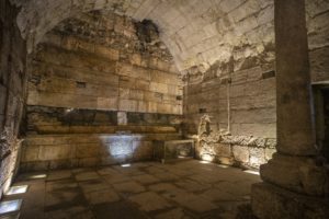 שרידי המבנה המפואר מלפני 2000 שנה שנחשפו ויוצגו לציבור - צילום: יניב ברמן