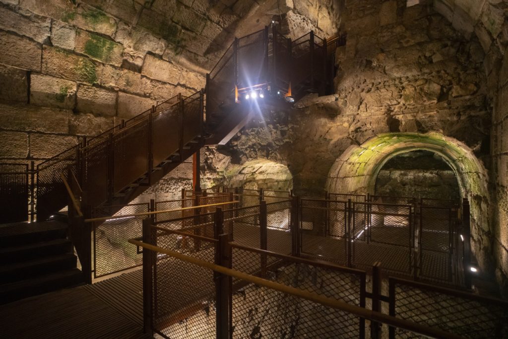 המסלול החדש במנהרות הכותל שייפתח למבקרים - צילום: יניב ברמן
